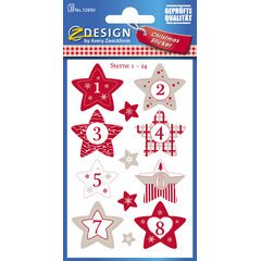 Avery Zweckform ZDesign Stickers adventskalender