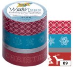 Rubans autocollants déco Washi-Tape NOEL RETRO,