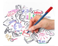 Stylo à bille triplus ball 437 M, étui de 4