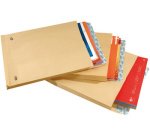 Pochettes à soufflets, C4, 229 x 324 mm, avec fenêtre