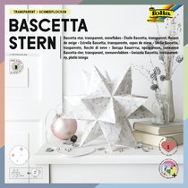 Feuilles de papier pour étoile Bascetta transparente