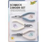 Set de pinces pour pierres décoratives, 3 pièces, bleu