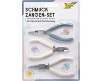 Set de pinces pour pierres décoratives, 3 pièces, bleu