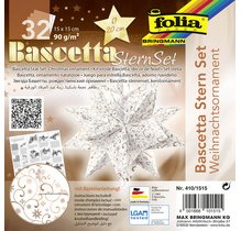 Feuilles de papier pliable étoile Bascetta, Ornement 1