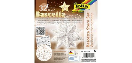 Feuilles de papier pliable étoile Bascetta, Ornement 1