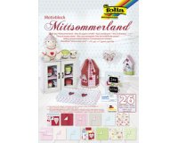 Bloc en papier à motifs 'Milieu de l'été', 240 x 340