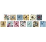 Bloc en papier à motifs 'Vintage', 240 x 350 mm