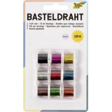 Set fil de fil de bricolage, 9 bobines de 2m, couleurs