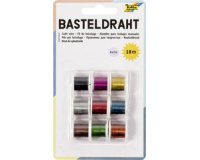 Set fil de fil de bricolage, 9 bobines de 2m, couleurs