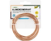 Fil de bricolage en aluminium, 2 mm x 5 m