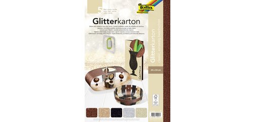 Carton à paillettes 'Classic', 240 x 340 mm, 300 g/m2