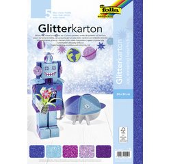 Carton à paillettes 'Ice', 240 x 340 mm, 300 g/m2