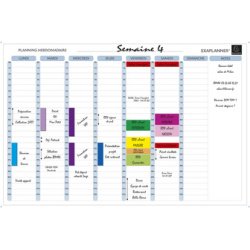 Planning magnétique hebdomadaire Exaplanner