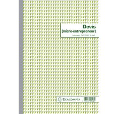 GB_Manifold Devis Auto Entrepreneur 29,7x21cm 50 feuillets dupli autocopiants
