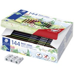 Crayon de couleur Noris Colour,boîte carton de 144