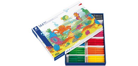 Feutre de coloriage Noris jumbo, boîte de 144