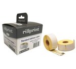 rillstab Rouleau d'étiquettes, 54 x 25 mm, permanent, blanc