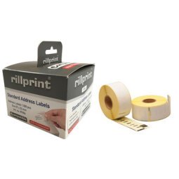 Etiketten op rol 57 x 32 mm wit