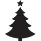 Perforateur à motif 'Flexi Stanzer', sapin