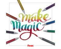 Stylo roller à encre gel Hybrid Dual Metallic, set