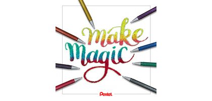 Stylo roller à encre gel Hybrid Dual Metallic, set