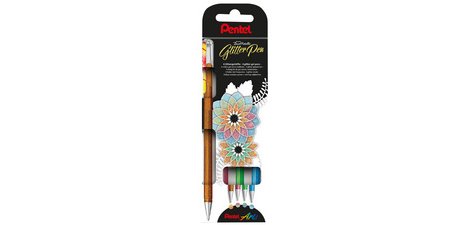 Stylo roller à encre gel Hybrid Dual Metallic, set