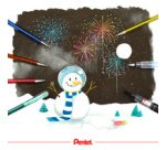 Stylo roller à encre gel Hybrid Dual Metallic, set