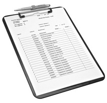 Porte-bloc, A4, en polystyrène