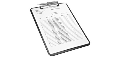 Porte-bloc, A4, en polystyrène