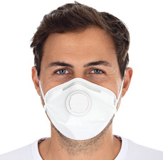 Lot de 20 masques de protection respiratoire jetable niveau de protection:  FFFP-2 FRANZ MENSCH