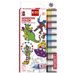 KiDS Window Color, kit de 10, assorti