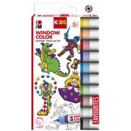 KiDS Window Color, kit de 10, assorti