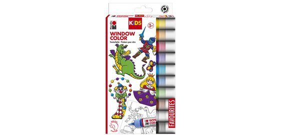 KiDS Window Color, kit de 10, assorti