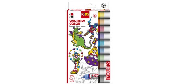 KiDS Window Color, kit de 10, assorti