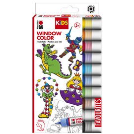 KiDS Window Color, kit de 10, assorti