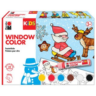 KiDS Window Color 'Christmas', kit, 6 x 25 ml