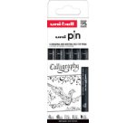 PIN Technical Felt 'Hand Lettering', set of 5