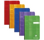 Notitieboekje met gelijmde rug 110 x 170 mm geruit 5 x 5