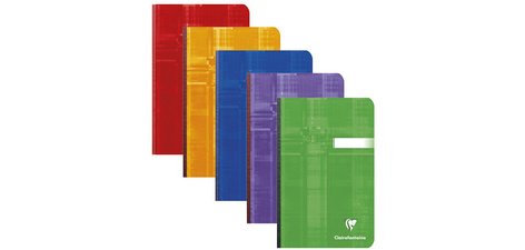 Notitieboekje met gelijmde rug 110 x 170 mm geruit 5 x 5