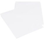 Pochette radio, 320 x 420 mm, kraft blanc