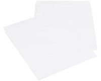 Pochette radio, 320 x 420 mm, kraft blanc