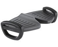 Repose-pieds, compact, noir