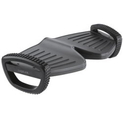 Repose-pieds, compact, noir