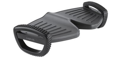 Repose-pieds, compact, noir