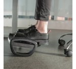 Repose-pieds, compact, noir