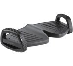 Repose-pieds, compact, noir