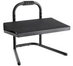 Repose-pieds, réglable en hauteur, noir