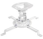 Support de plafond pour vidéoprojecteur, blanc