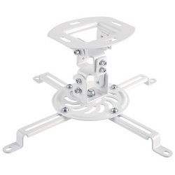 Support de plafond pour vidéoprojecteur, blanc