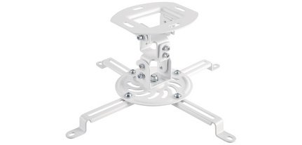Support de plafond pour vidéoprojecteur, blanc